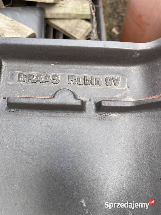 dachówka Braas Rubin 9V kolor grafit Góra Siewierska