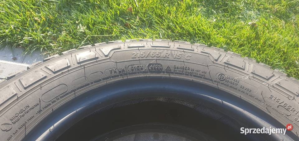 2x 21565 R15 C opony całoroczne 2020 7mm WYSYŁKA Michelin Ciężarowe Pobiedziska