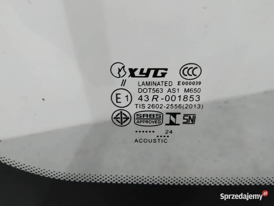 SZYBA PRZEDNIA CZOŁOWA ZAMIENNIK XYG 24 Peugeot