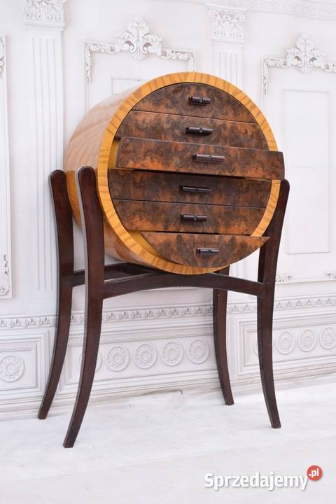 Okrągła Komoda Regał Art Deco Szafka Pomocnik 6 Kraków