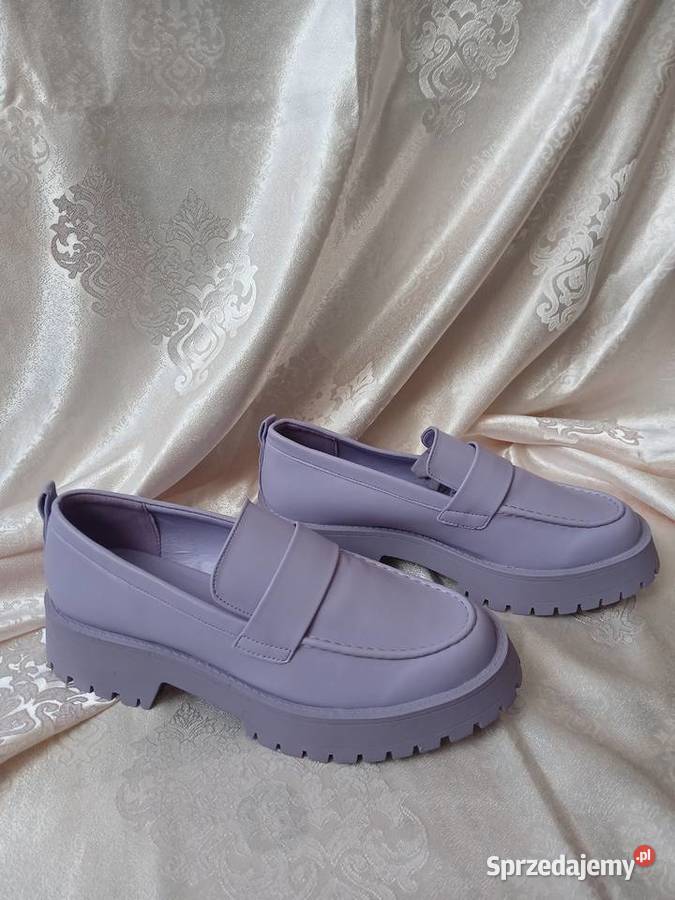 Liliowe fioletowe loafersy półbuty bonprix 41 mazowieckie Sochaczew