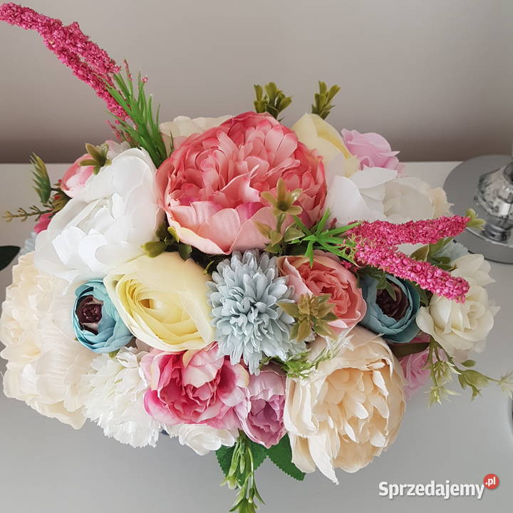 Piękny flower box w jutowej osłonce prezent na Dekoracje i ozdoby dolnośląskie Wrocław