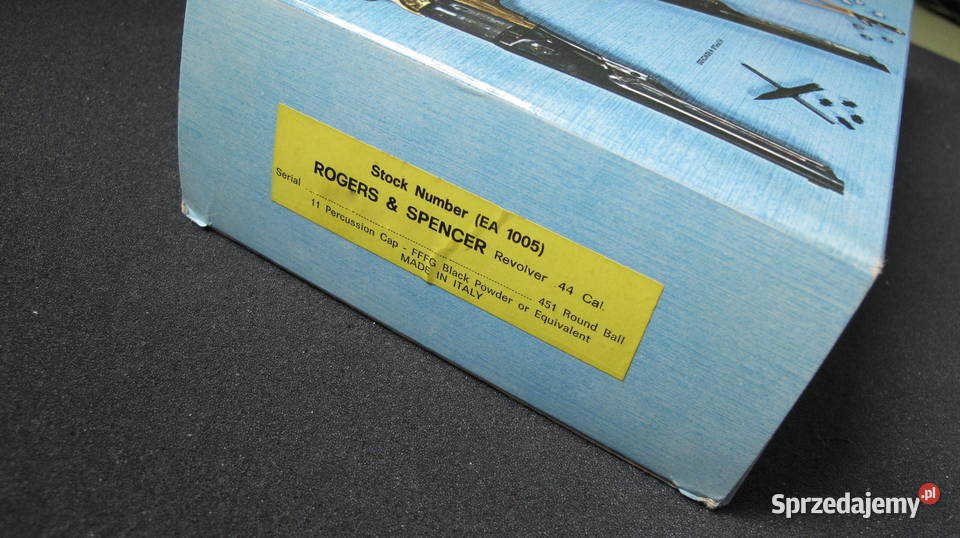 rewolwer czarnoprochowy Rogers Spencer EUROARMS Chojnice