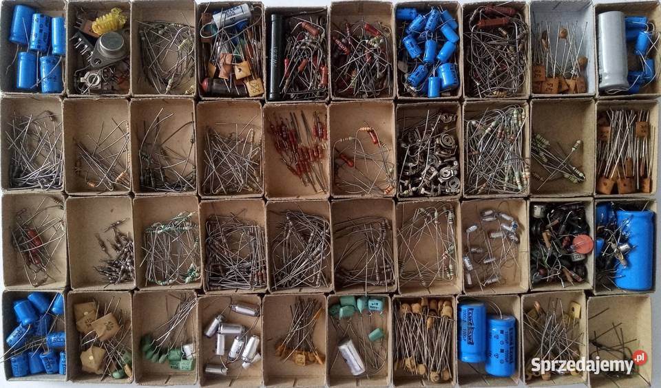 Zestaw elektronika rezystory kondensatory Pozostałe Warszawa sprzedam