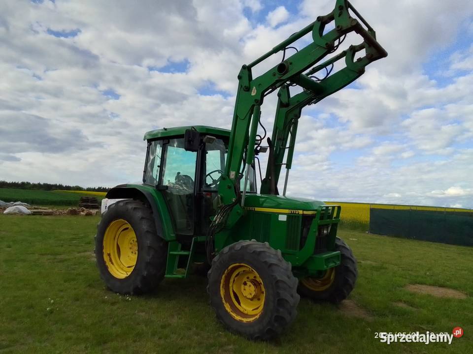 John Deere 6110SE z ładowaczem czołowym Jastrowie
