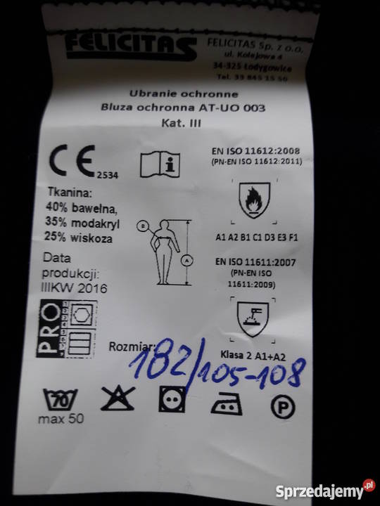 Sprzedam nowe ubrania robocze