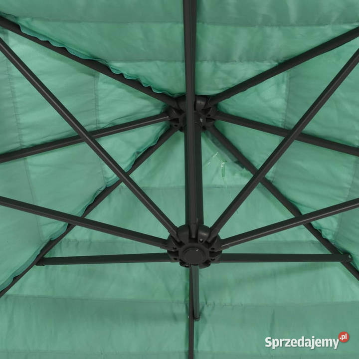 Parasol ogrodowy na stalowym słupku zielony Warszawa sprzedam