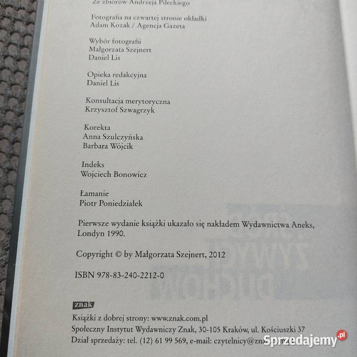 Śród żywych duchów Małgorzata Szejnert Kraków