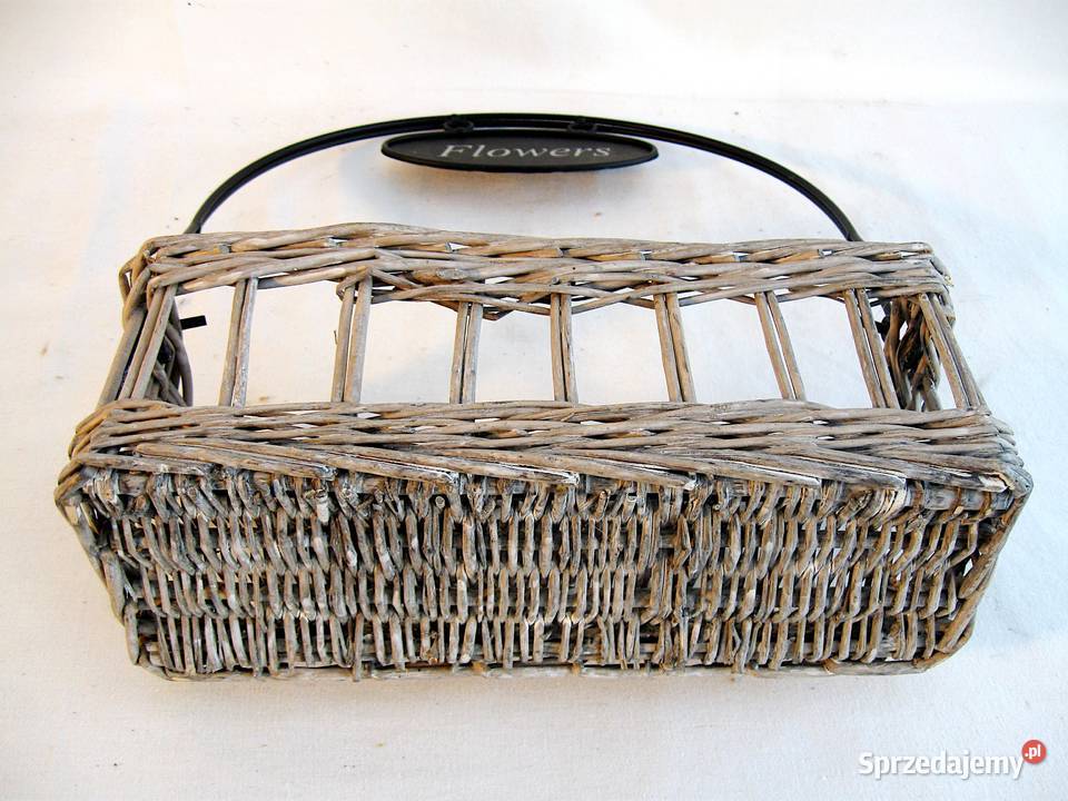 Koszyk wiklinowy dekoracyjny zachodniopomorskie Szczecinek