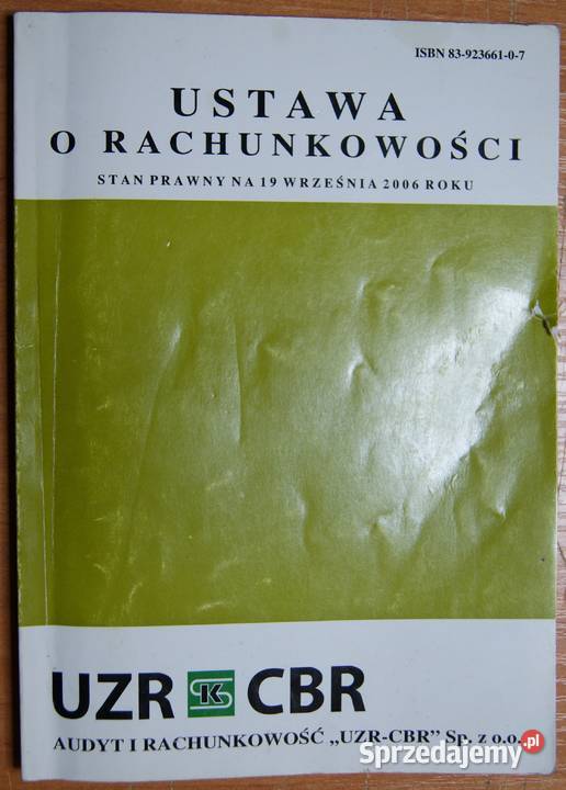 Ustawa o rachunkowości na 2006 Parczew