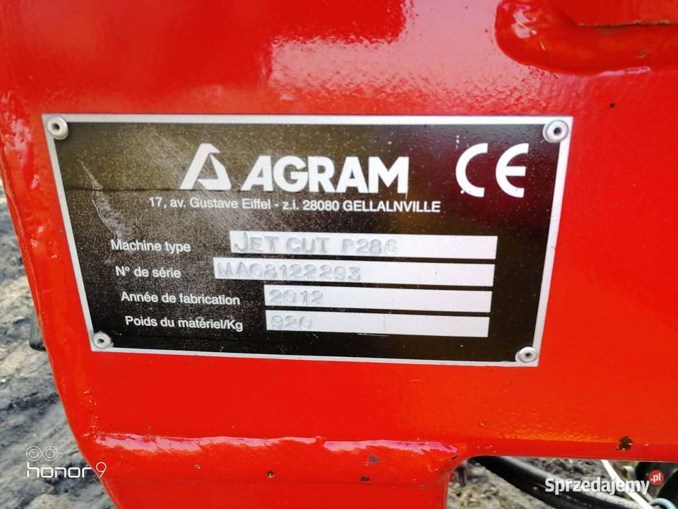 Kosiarka dyskowa AGRAM 2012 wielkopolskie Koło sprzedam