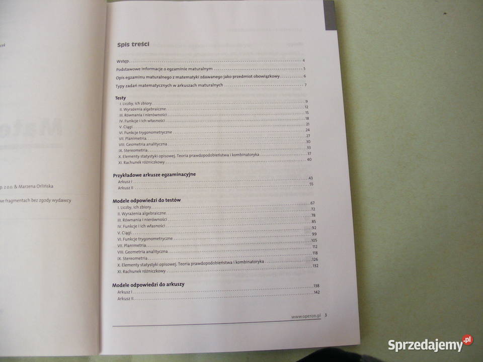 Matura z matematyki 2010 kiełbasa Nowa matura Oborniki Śląskie