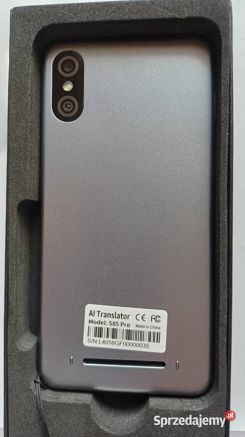 AI Translator Tłumacz dwukierunkowy model S85 Warszawa