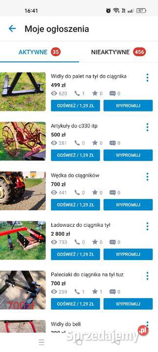 Belka tylna do traktorka łódzkie Strzyżów