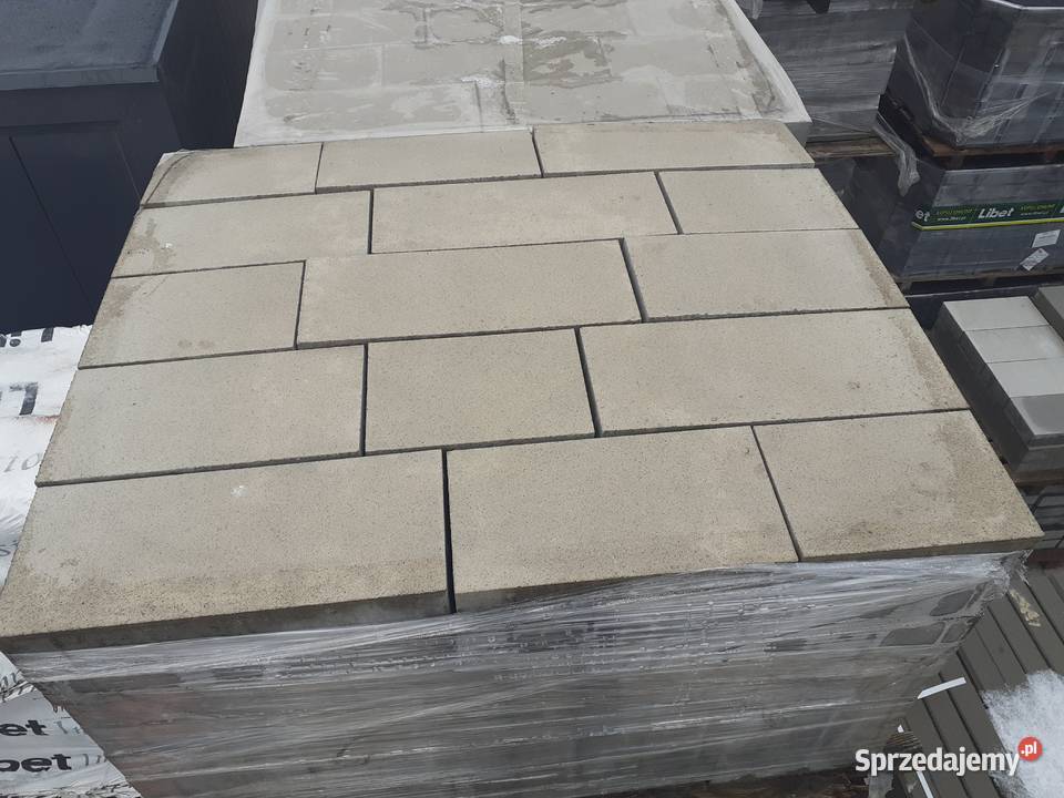 Kostka Brukowa Via Trio 8 Pergaminowa Biel Libet Wielogóra