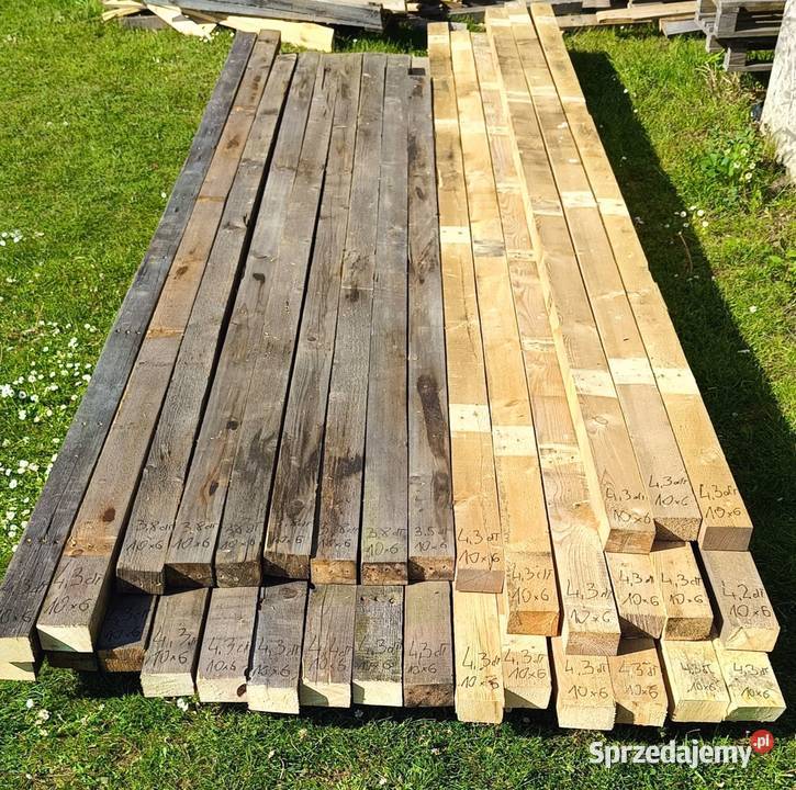 Kantówka belka konstrukcyjna 60x90x4500 4300 Tczew