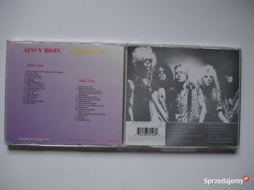 GUNS N ROSES płyty CD 1 płyta Zielona Góra