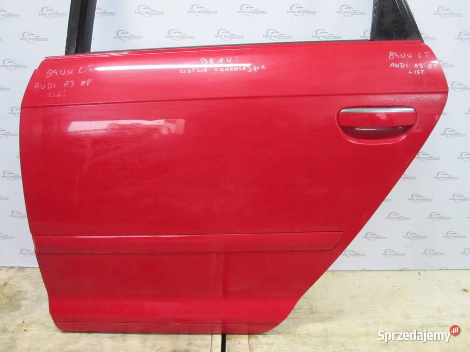 AUDI A3 8P LIFT 12r drzwi lewe tył sprzedam