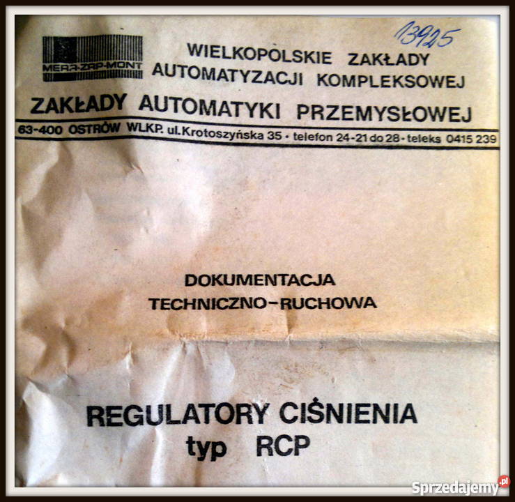 Regulator ciśnienia typ RCP10E śląskie Dąbrowa Górnicza