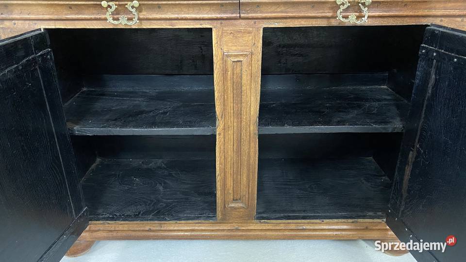 Kredens klasyczny w stylu rustykalnym ok 1900 r Budno