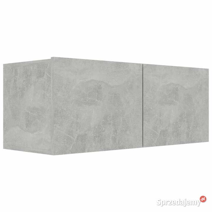 vidaXL Szafka pod TV szarość betonu 80x30x30 Warszawa