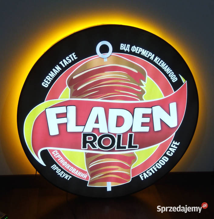 Reklamowy lightbox podświetlany szyld na Warszawa