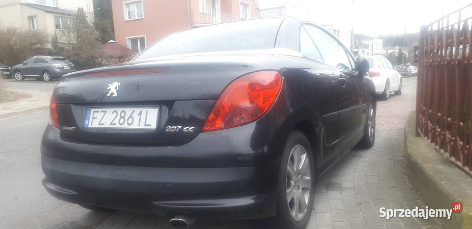 Peugeot 207 Cabrio 16 benzyna 2007 Zielona Góra