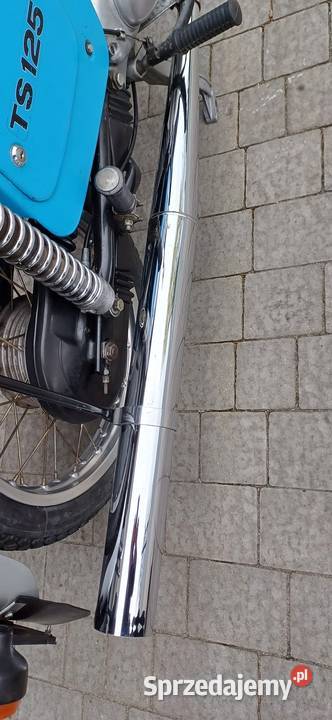 MZ TS 125 De Luxe Zarejestrowana Fabryczny łańcuch Toruń