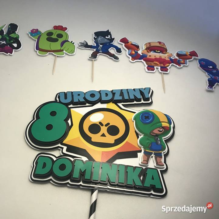 Topper Brawl Stars dekoracja na tort urodziny