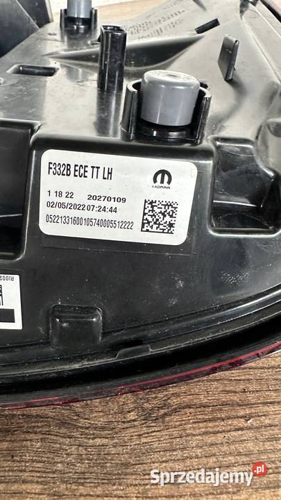 Fiat 500c 500e lampa tylna lewa 20270109 osobowe Lampy tylne Gorzów Wielkopolski