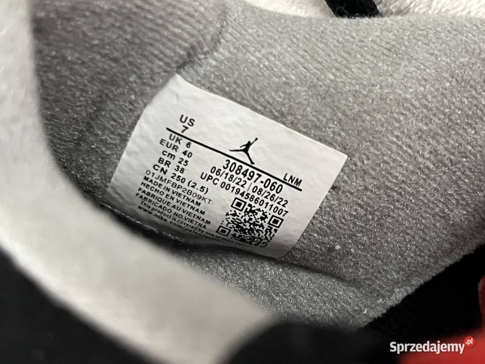 Nike Buty Air Jordan 4 Retro 308497060 skóra Jastrzębie-Zdrój