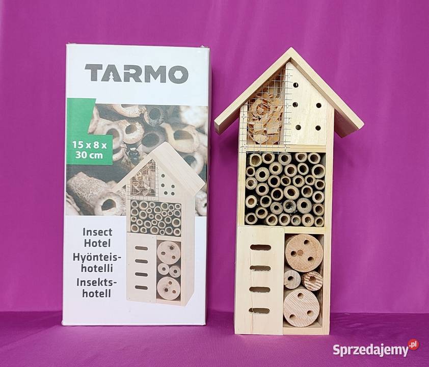 Domek owadów hotel budka legowa karmnik murarki Budki lęgowe i karniki Jasień