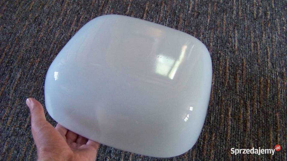 Lampa Plafon Szklany Klosz Kwadrat PRL małopolskie Zakopane