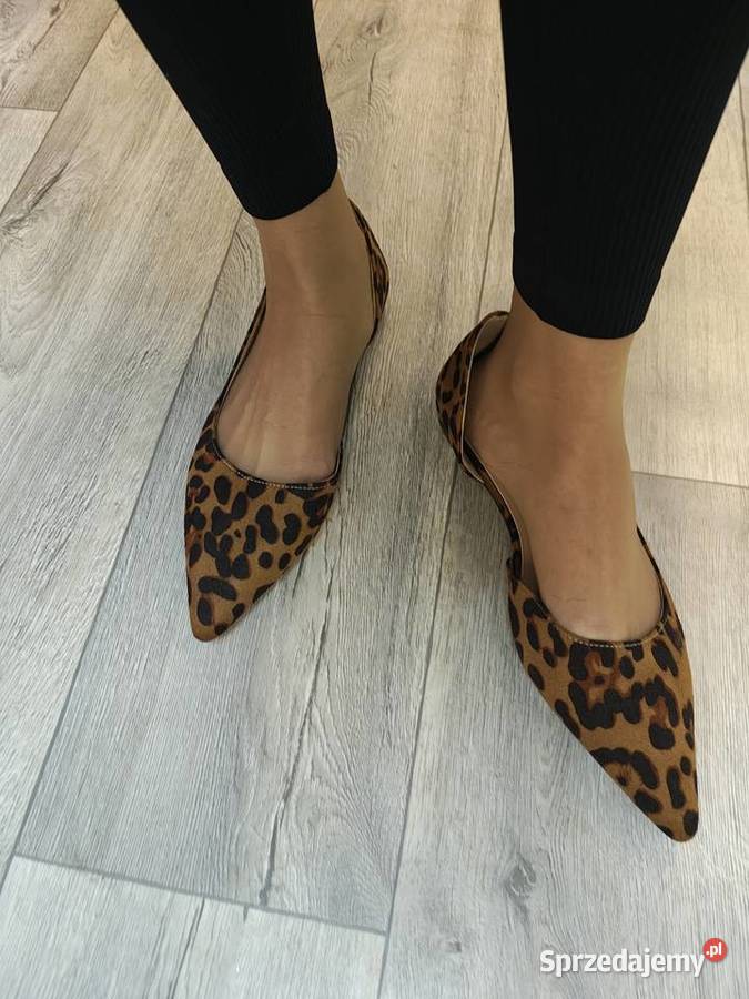 43 Panterkowe baleriny wieczorowe NOWE Kraków