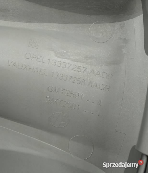 13337257 Kołpak koła 16 Oryginalny OPEL ASTRA H Rok produkcji 2015 mazowieckie
