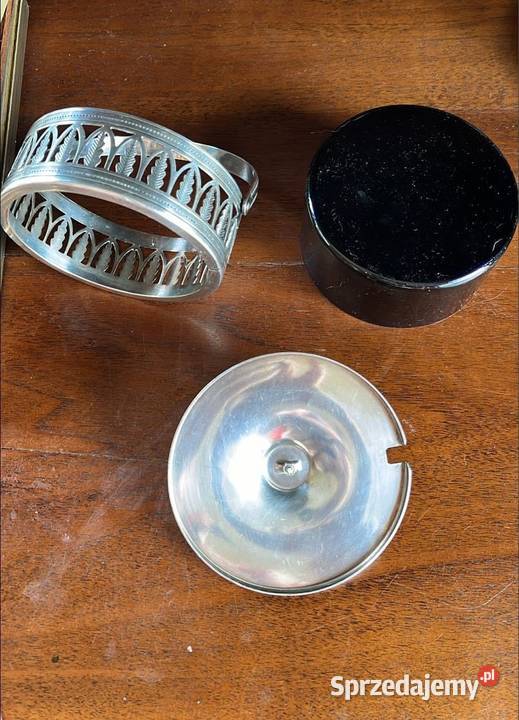 Cukiernica metalowa ze szklanym wkładem Wkład Gdańsk