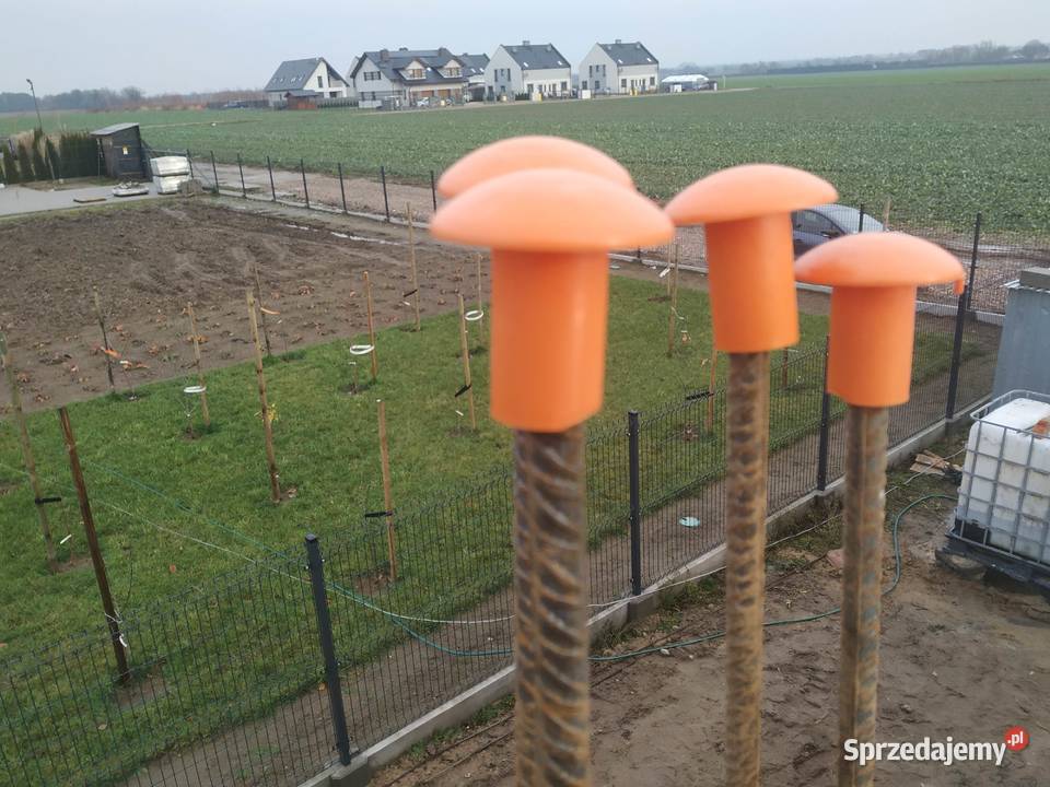 Osłonki na pręty do zbrojenia Grzybki Nakładki Materiały budowlane