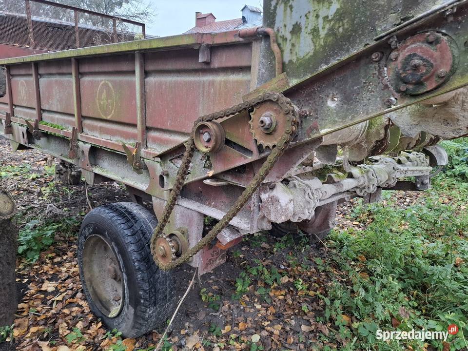 Rozrzutnik obornika jednoosiowy rosyjski lubelskie Hrubieszów