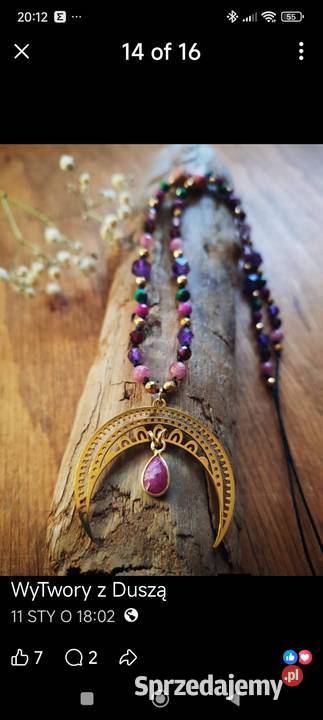 Rękodzieło naszyjnik bransoletka kolczyki mazowieckie Siedlce