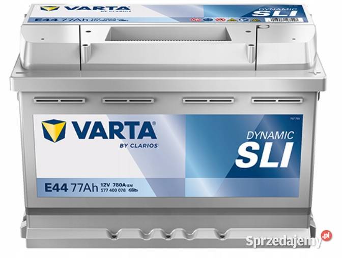 Akumulator VARTA E44 Silver 77Ah 780A osobowe Części samochodowe Jelcz-Laskowice sprzedam