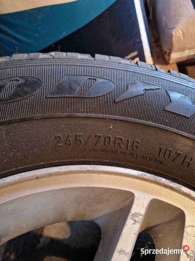 Koło zapasowe jeep wj opona 245 70 16r Sobieszyn