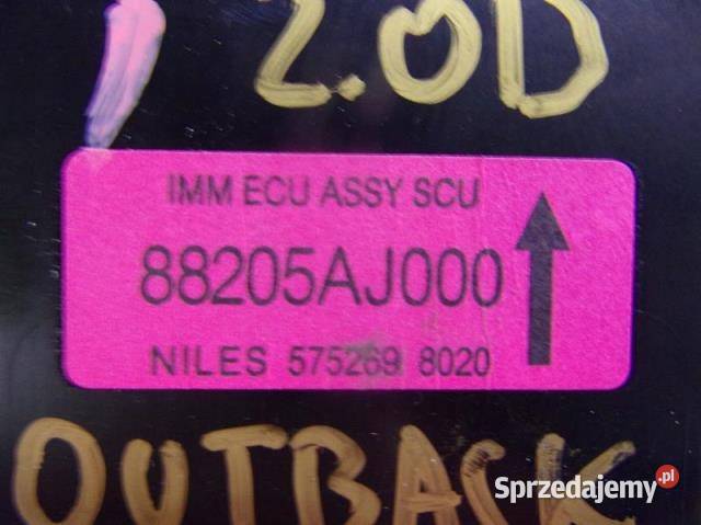 88205AJ000 MODUŁ STEROWNIK SUBARU OUTBACK 09 lubelskie