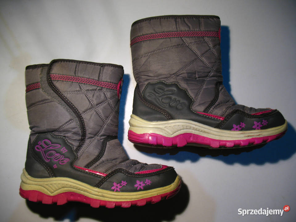 Buty dziecięce zimowe ocieplane Magic Lady Rzepy Olsztyn