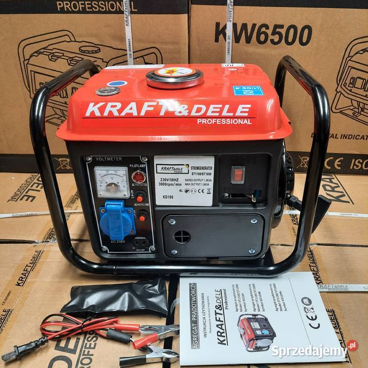 Agregat generator prądu 230V 1200w KraftDele sprzedam
