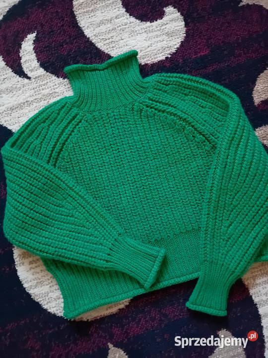 Gruby ciepły sweter z golfem Wkładane przez głowę  Swetry i golfy mazowieckie Warszawa