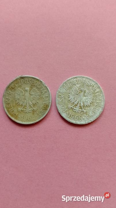 Dwie monety 10 groszy z 68 i 62 r Numizmatyka Czarzyzna