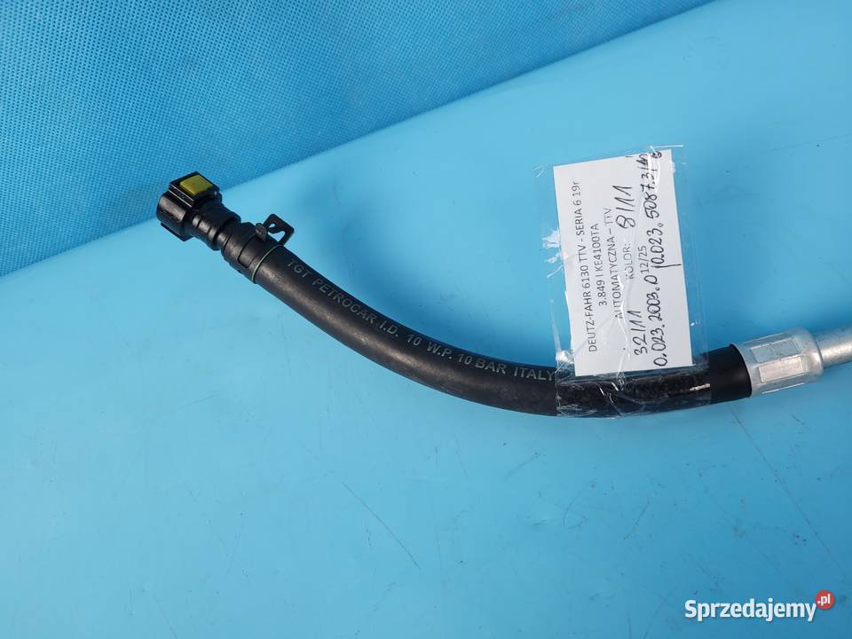 DEUTZFAHR 6130 TTV RURA PRZEWÓD WĄŻ FILTRA Kolno