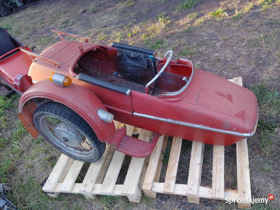 Gondola wózek boczny motocykl VMZ Sputnik IŻ Gliwice