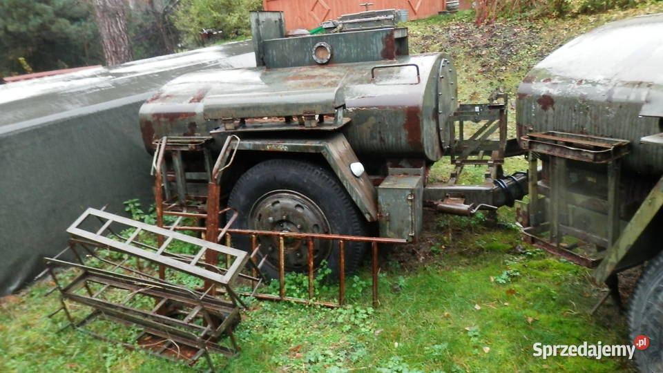 przyczepa wojskowa 1 osiowa skrzyniowa cysterna Pozostałe Warszawa