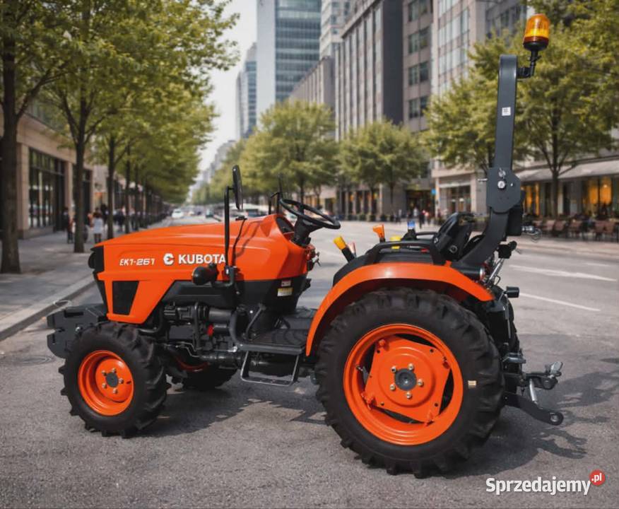 Traktorek ogrodowy komunalny Kubota EK1261 4x4 Rolnictwo Łowicz